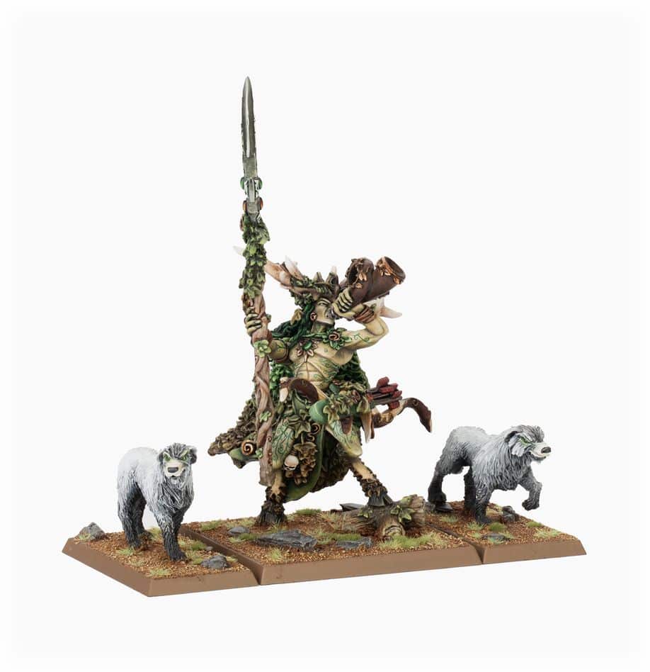 Old World Wood Elf Orion accompagne les superbes sorties des Wood Elf pour le jeu Warhammer The Old World , cette armée rapide et mortelle