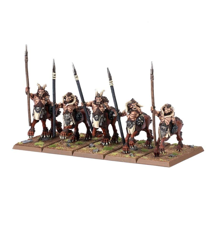 Découvrez les Old World Beastmen Harde de Centigors , une superbe sortie qui accompagnent la nouvelle faction des Beastmen pour Warhammer The Old World