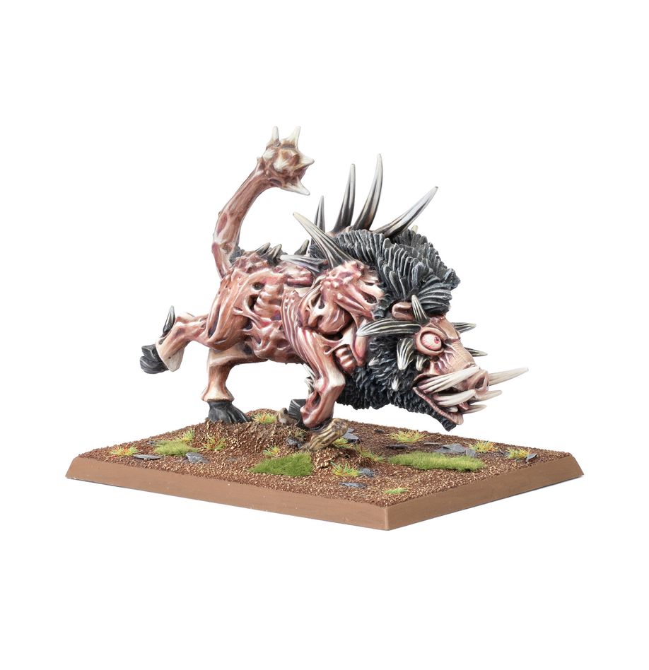 Découvrez les Old World Beastmen Razorgor , une superbe sortie qui accompagnent la nouvelle faction des Beastmen pour Warhammer The Old World