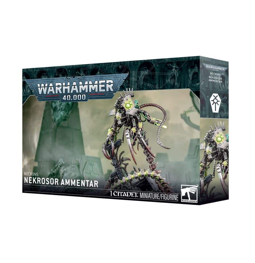 500 World Titus est le nouveau format narratif accompagnés de superbes figurines pour warhammer 40.000 comme le Necron Nekrosor Ammentar