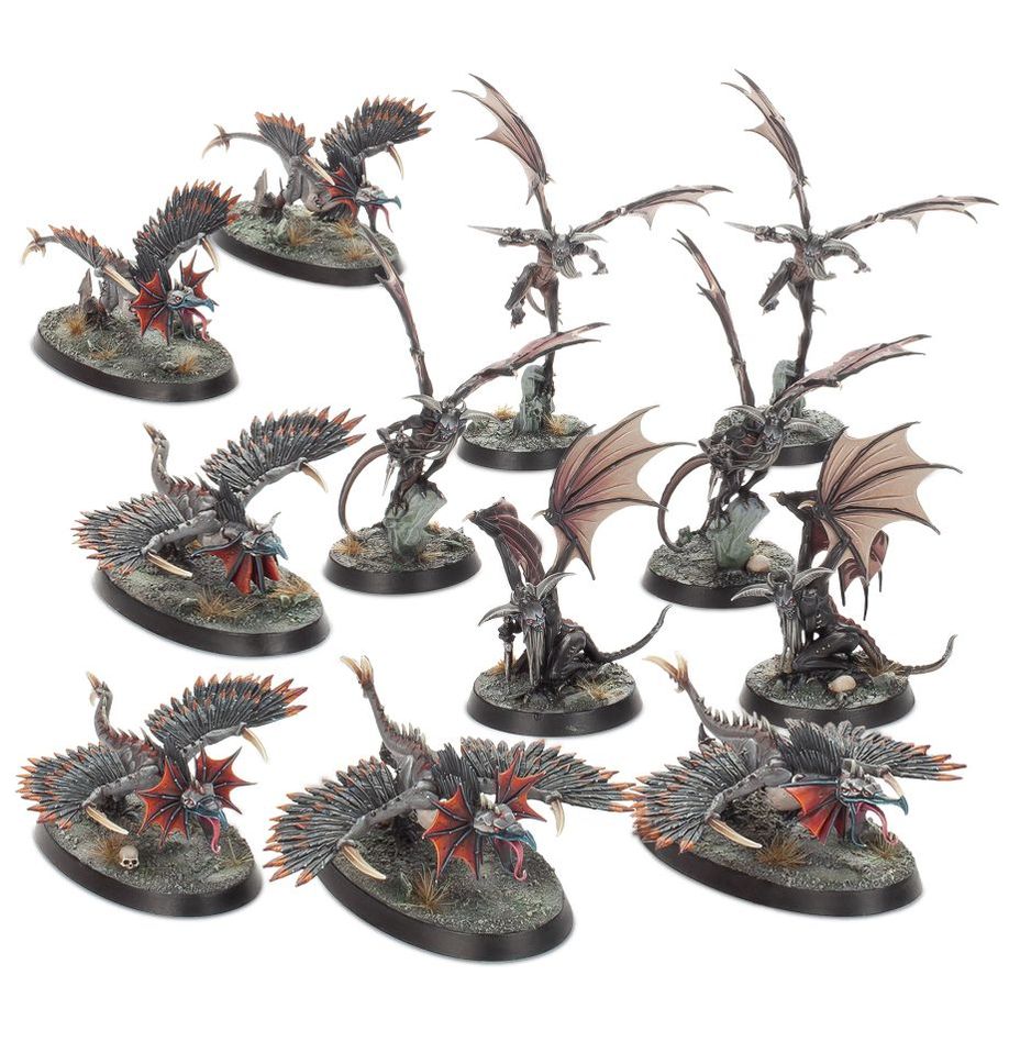 Découvrez les sorties de Games Workshop avec de nouvelles figurines avec le Slaves to Darkness Bêtes Chaotiques