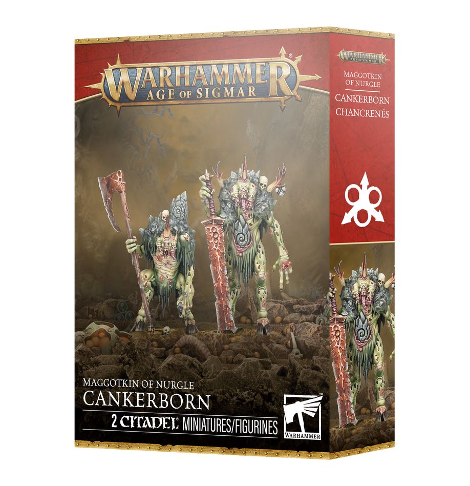 Maggotkin of Nurgle : Chancrenés font partie des nouveautés pour les amrées chaotiques du grand immonde de Nurgle
