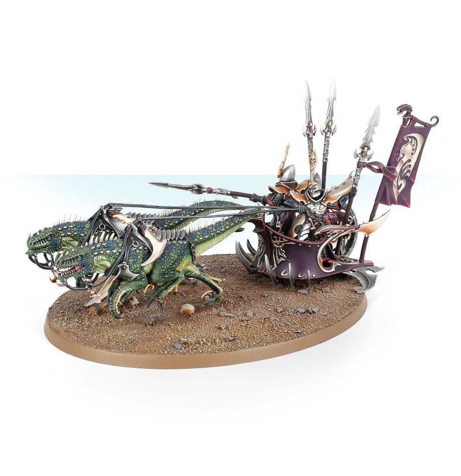 Decouvrez les nouveautées des cities of Sigmar avec Cities of Sigmar : Drakespawn Chariot , un ajout de poids pour vos armées humaines à AOS