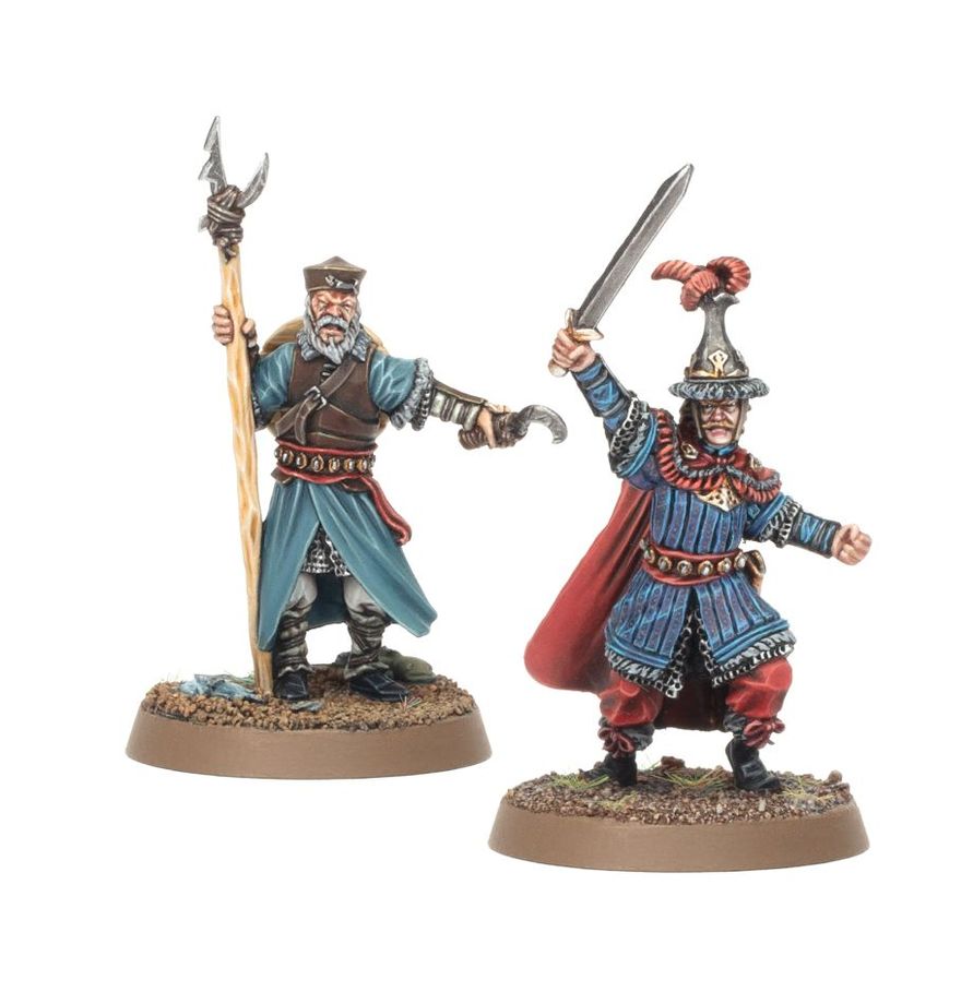 Découvrez les superbes figurines du seigneur des anneaux de games workshop: Lake-tow Captains