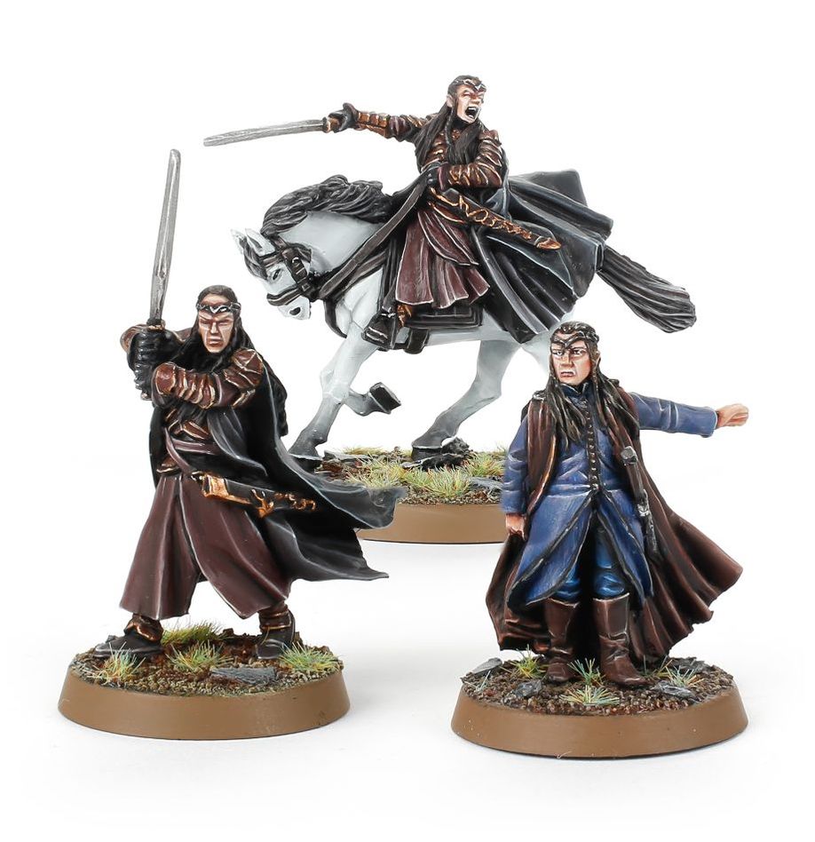 Découvrez les superbes figurines du seigneur des anneaux de games workshop: Elrond et Lindir