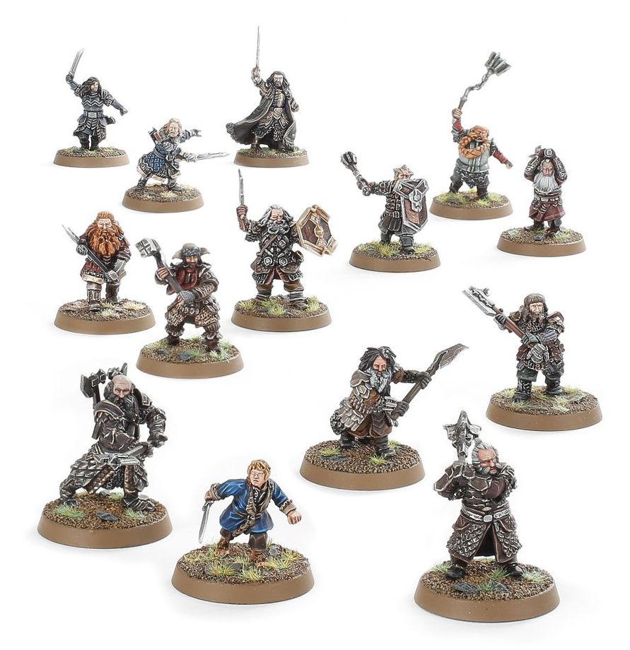 Découvrez les superbes figurines du seigneur des anneaux de games workshop: Les Champions d'Erebor