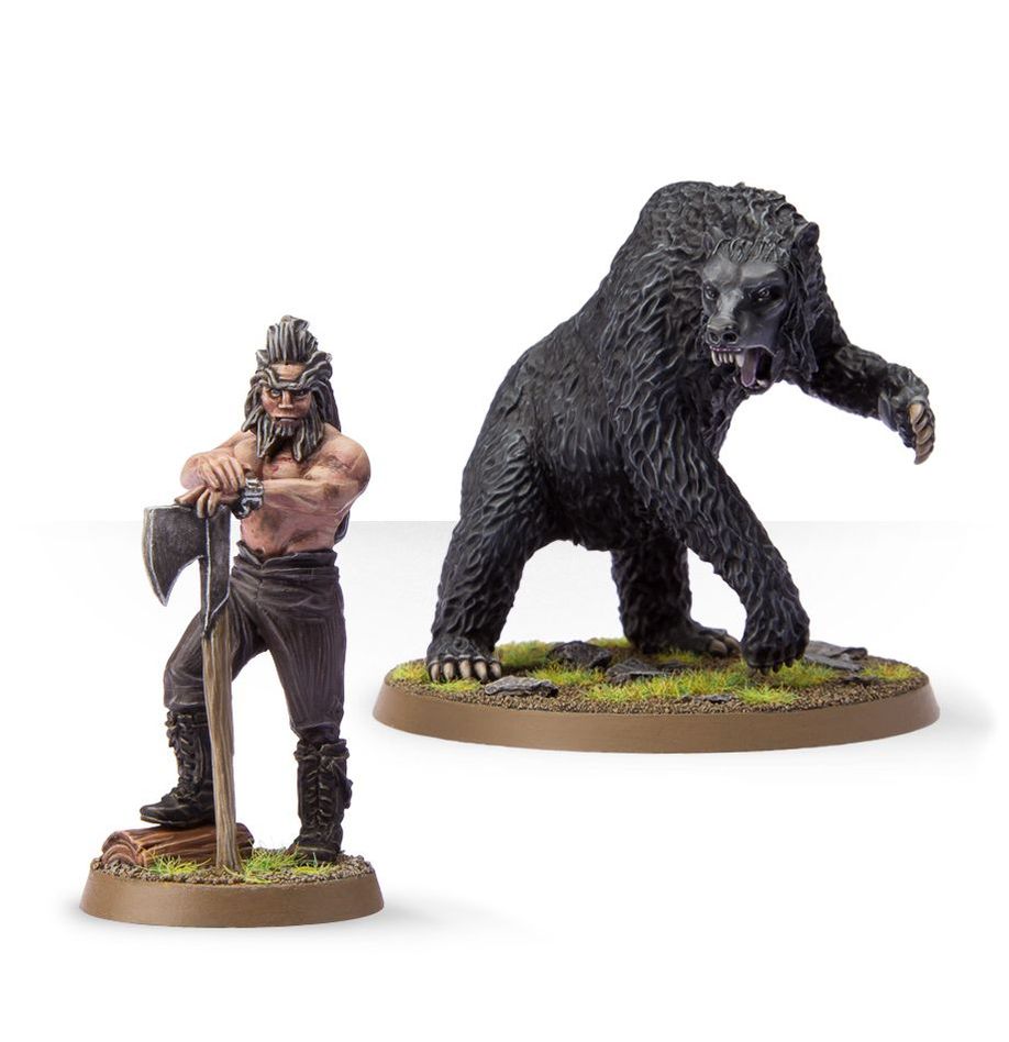 Découvrez les superbes figurines du seigneur des anneaux de games workshop: Beorn and Bear