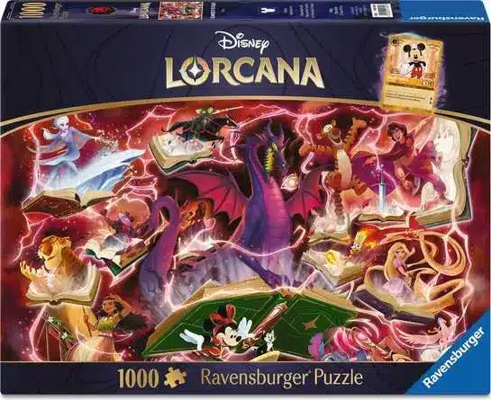 Disney Lorcana Puzzle 1000 pièces - Rubis est un produit sympa à faire en famille, pour rester encore un peu plus dans l'univers de lorcana et de disney