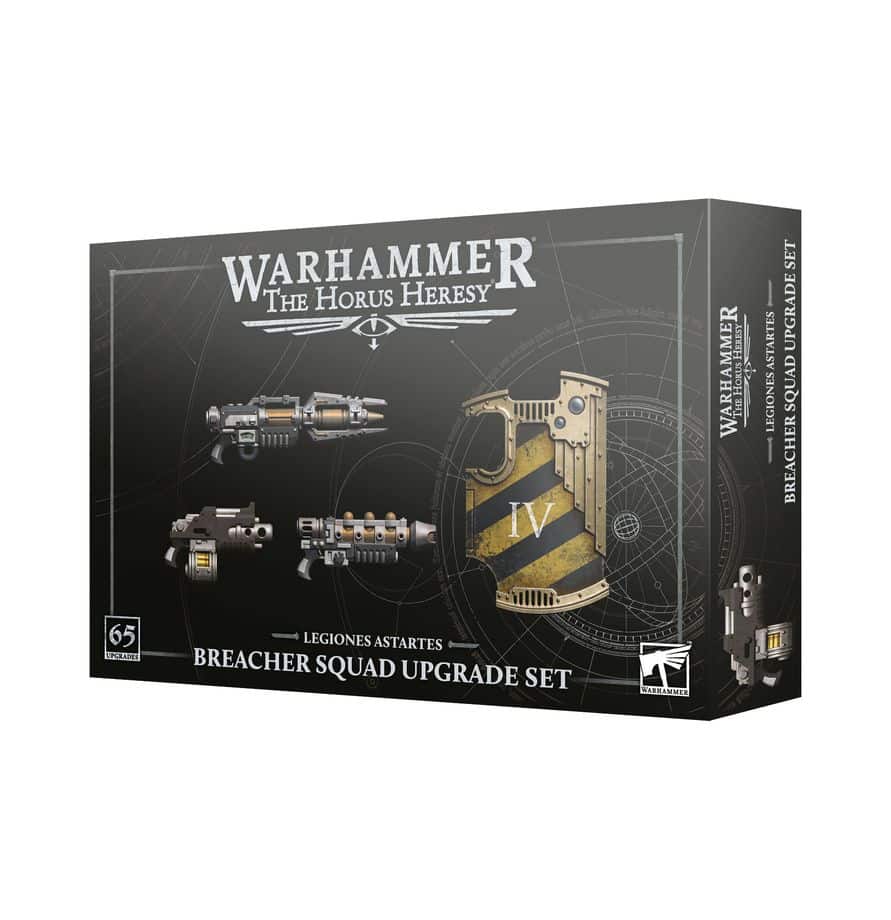 Découvrez les Legion Astartes Breacher Squad Upgrade Set, un kit parfait pour convertir vos unités en breacher pour Horus Heresy