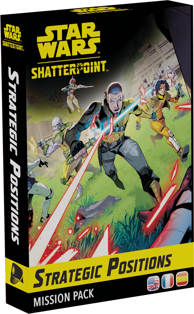 Shatterpoint - Strategic Position Mission Pack , un pack de mission pour etoffer encore votre collection pour ce superbe jeu de figurines Star Wars Shatterpoint