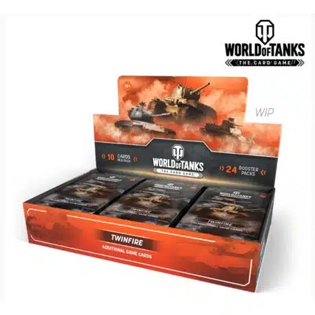 Découvrez World of Tanks The Card Game : Display Twinfire la nouvelle extension du superbe jeu issu du celebre jeu vidéo sur la 2eme guerre mondiale