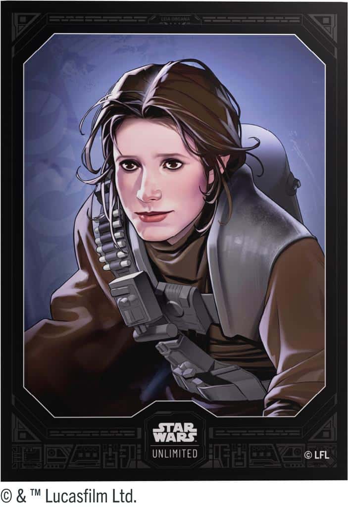 Star Wars Unlimited TCG: Saison 7 : Leia sleeves fait partie des accessoires qui accompagne cette 7 eme sortie de SWU