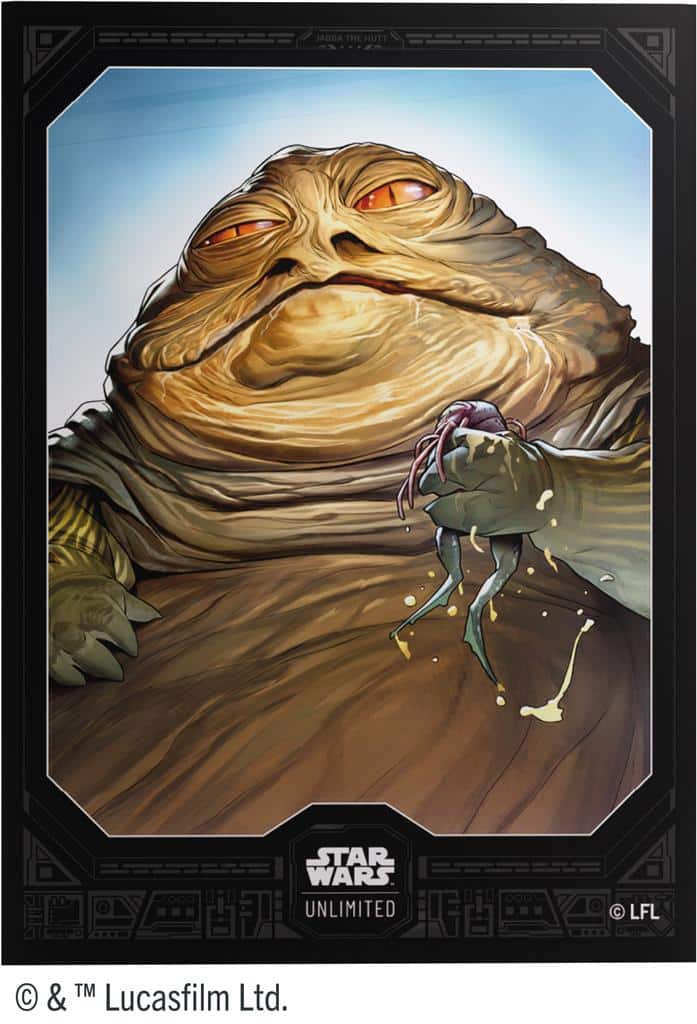 Star Wars Unlimited TCG: Saison 7 : Jabba sleeves fait partie des accessoires qui accompagne cette 7 eme sortie de SWU