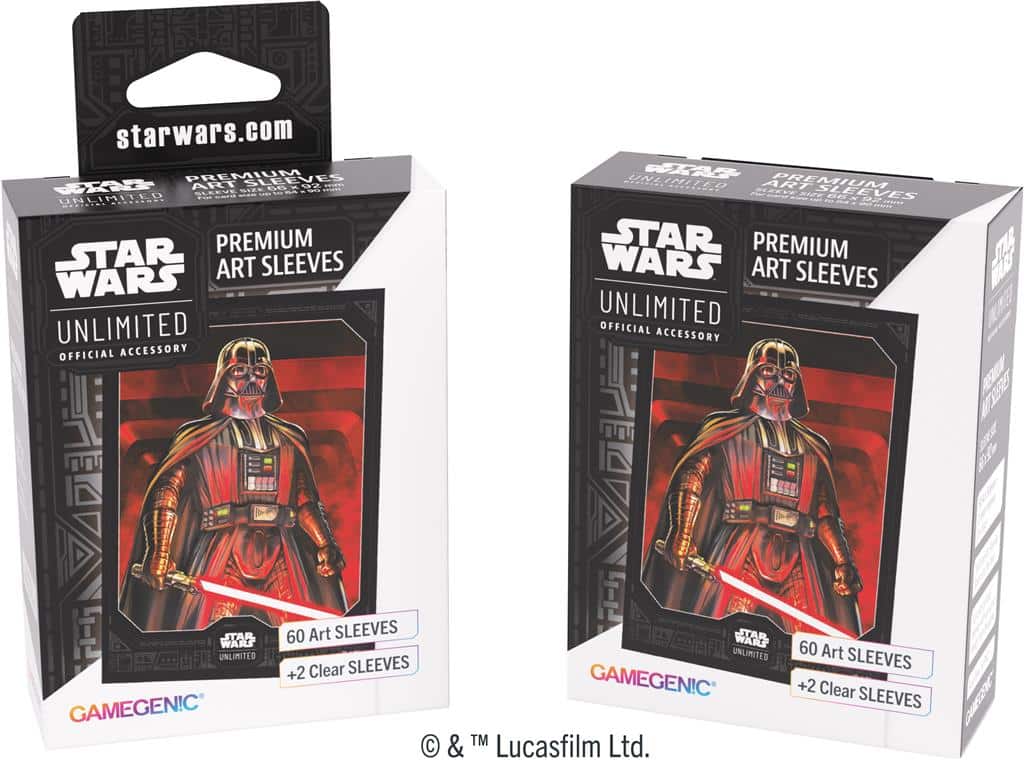 Star Wars Unlimited TCG: Saison 7 : Vador sleeves fait partie des accessoires qui accompagne cette 7 eme sortie de SWU