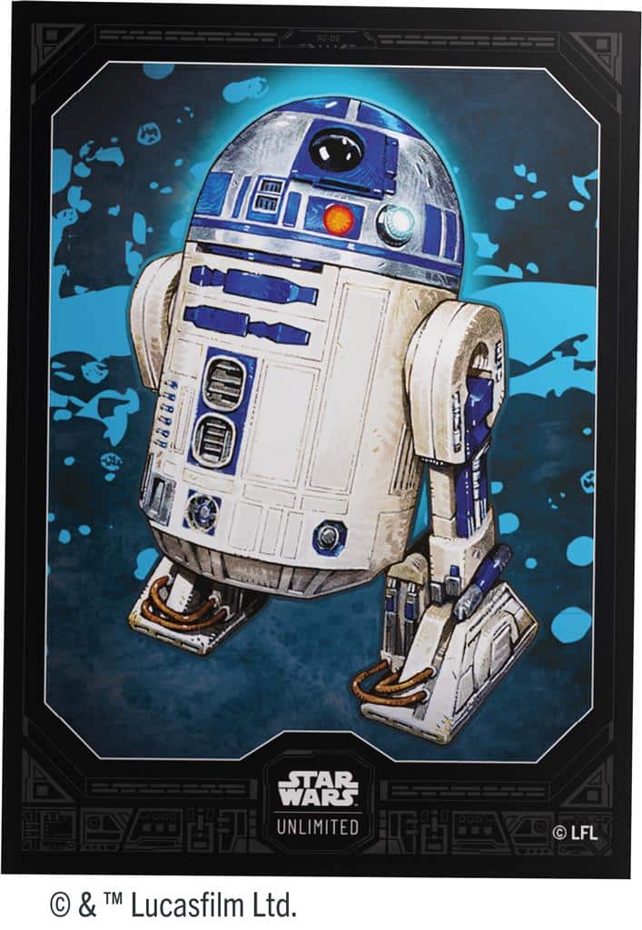 Star Wars Unlimited TCG: Saison 7 : R2D2 sleeves fait partie des accessoires qui accompagne cette 7 eme sortie de SWU