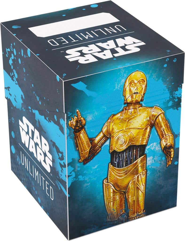 Star Wars Unlimited TCG: Saison 7 : C3Po Deck Box fait partie des accessoires qui accompagne cette 7 eme sortie de SWU
