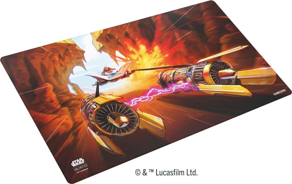 Star Wars Unlimited TCG: Saison 7 Iconic Scene 1 Playmat fait partie des accessoires qui accompagne cette 7 eme sortie de SWU