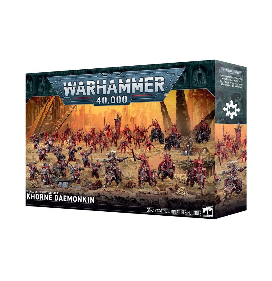Découvrez les World Eaters : Khorne Daemonkin, une battleforce parfaite pour commencer ou compléter votre armée de World Eater