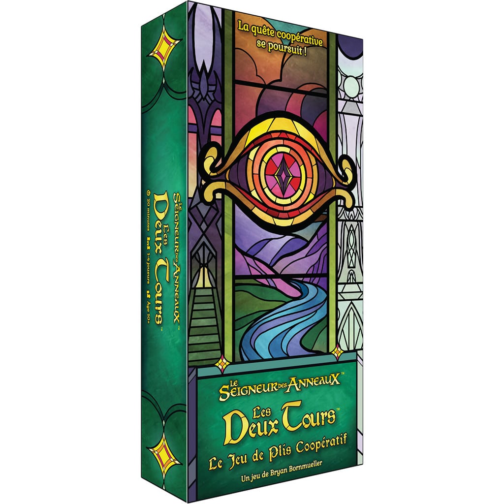 Deux Tours - Le Jeu de Plis Coopératif dans l'univers du Seigneur des anneaux , avec de superbes illustrations