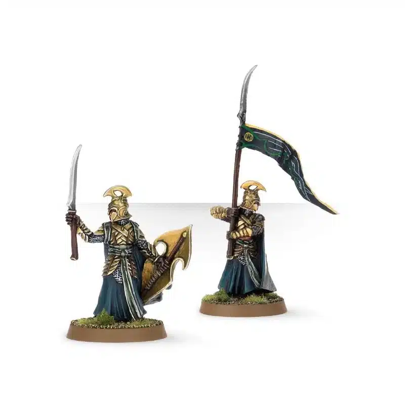 Découvrez les superbes figurines du seigneur des anneaux de games workshop: Elf Command