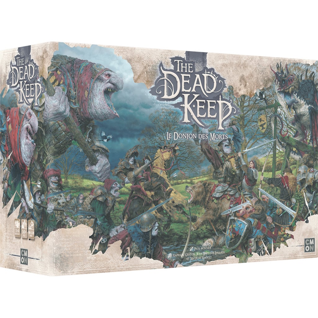 The Dead Keep : Le Donjon des Morts est le nouveau jeu de plateau avec figurines de l'excellente equipe de CMON , les auteurs de Zombicide