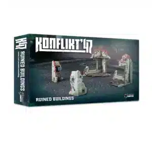 Konflikt '47 Ruined Building est l'une des sorties qui accompagne le nouveau starter du jeu de warlord games appelé konflikt 47
