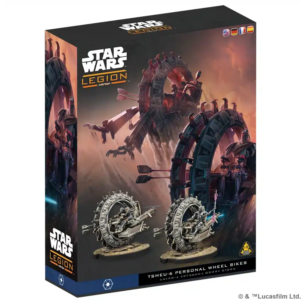 Star wars Legion : TSMEU-6 Personal Wheel Bikes est la prochaine sortie pour Star Wars Legion et sa nouvelle version de ce jeu fantastique