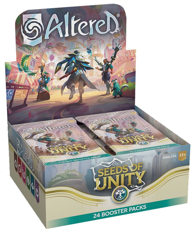 Decouvrez la nouvelle edition de Altered avec ce ABoîte de 24 Boosters Altered - SDU : Les Graines de l'Unité , une super occasion de decouvrir cette nouvelle serie