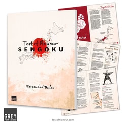 Test of Honour Sengoku expanded rules VO accompagne les sorties de cette nouvelle version de Test of Honour avec cette superbe VO