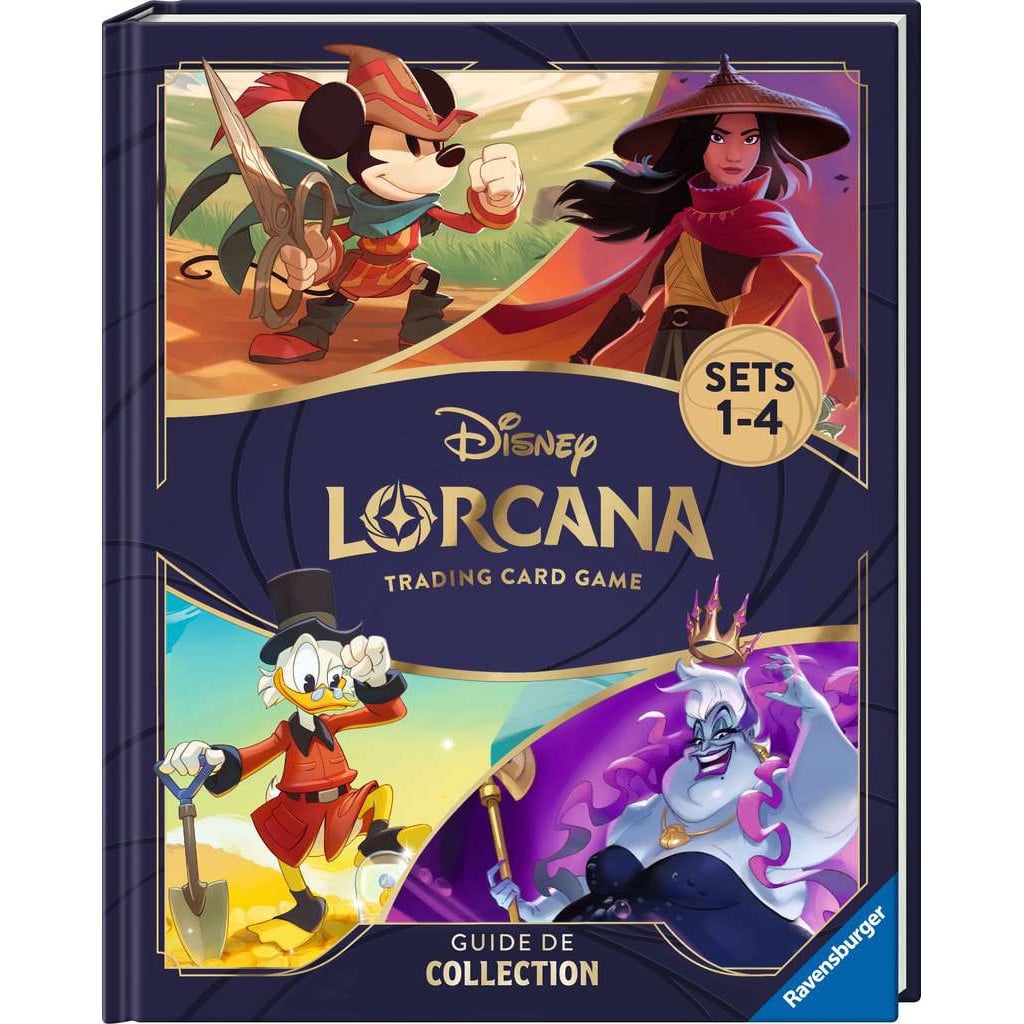 Disney Lorcana : Guide de collection Set 1-4 est un excellent moyen de collectionner ce chapitre avec ses nouveaux mecanismes de jeu