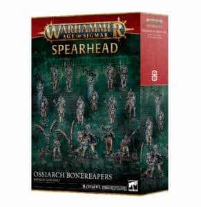 Découvrez les nouveautés Games Workshop avec la Ossiarch Bonereapers : Spearhead de Kavalos , de superbes figurines à venir pour votre armée favorite