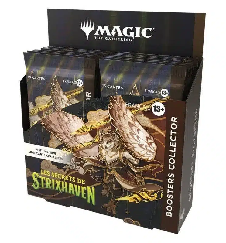 Découvrez Magic the Gathering - Secrets Strixhaven Display Collector FR un nouveau moyen facile de commencer à jouer en format standard