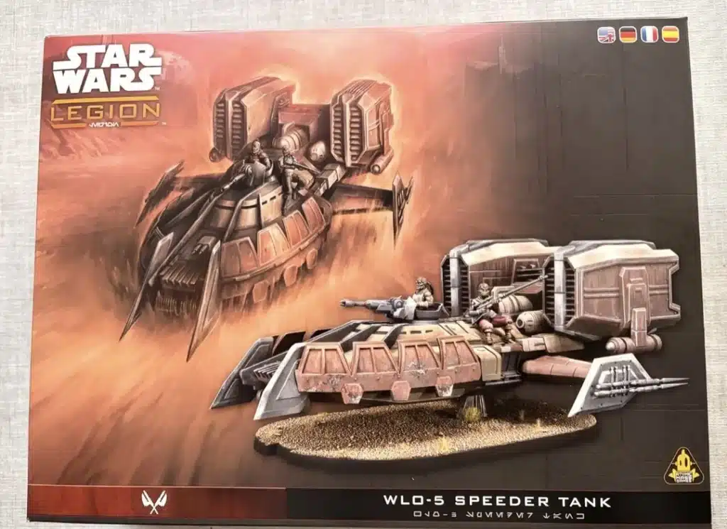 Star wars Legion : WL0-5 Speeder Tank est la prochaine sortie pour Star Wars Legion et sa nouvelle version de ce jeu fantastique