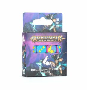 Découvrez les Disciples of Tzeentch Dice un ajout parfait, sublime et indispensable pour tout joueur ou collectionneur de Disciples Of Tzeentch
