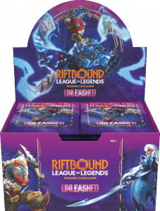 Découvrez le nouveau Riftbound: League of Legends TCG : Display Unleashed accompagnant de multiples autres produits