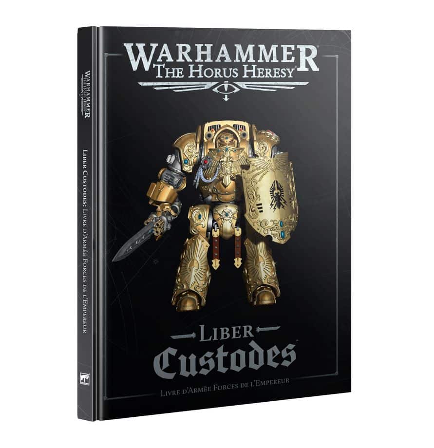 Découvrez L’hérésie d’Horus : Liber Custodes fait partie des nouvelles sorties pour l'horus heresy , avec une nouvelle armée trés attendu des Adeptus Custodes