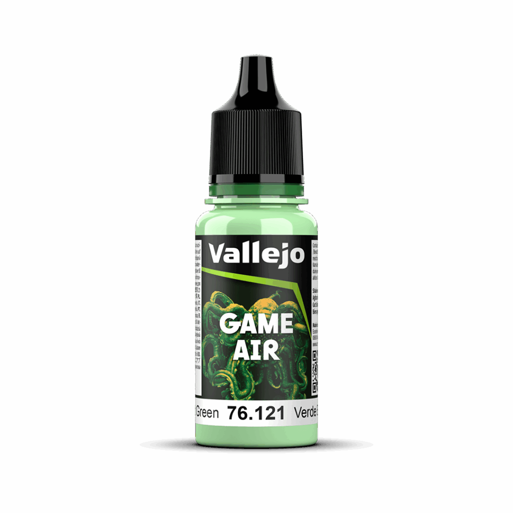 Peinture Vert fantome Prince August Games Air fait partie des nouvelles peintures de la gamme Vallejo Game Air