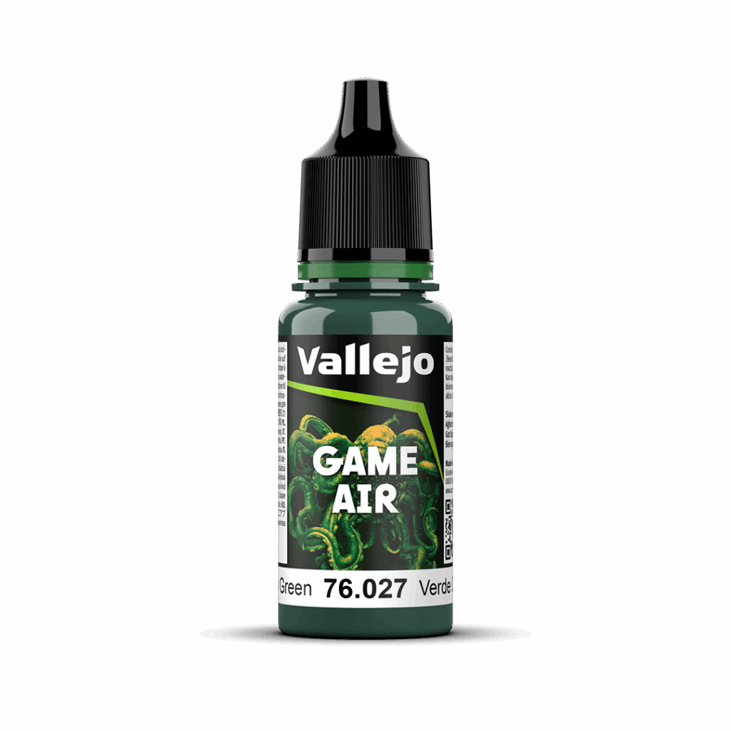 Peinture Vert Carapace Prince August Games Air fait partie des nouvelles peintures de la gamme Vallejo Game Air