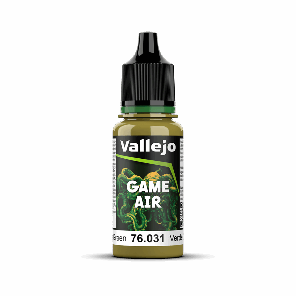 Peinture Vert Camouflage Prince August Games Air fait partie des nouvelles peintures de la gamme Vallejo Game Air