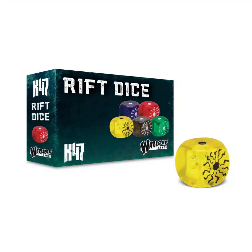 Konflikt '47 Rift Dice - Yellow est l'une des sorties qui accompagne le nouveau starter du jeu de warlord games appelé konflikt 47