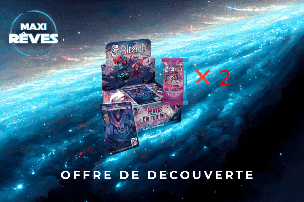 Decouvrez la nouvelle edition de Altered avec cette Altered Offre Pledge 1 : Les Racines de la Corruption : Les Racines de la Corruption