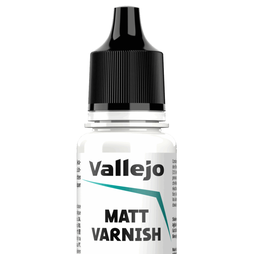 Vernis Mat – Permanent Matt Varnish fait partie des nouvelles peintures de la gamme Vallejo Game Air