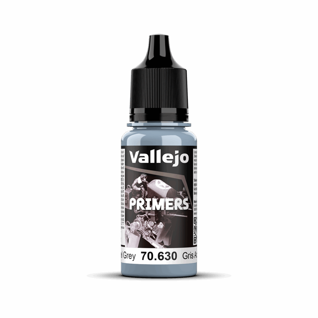 Peinture Primer Gris Acier August Games Air fait partie des nouvelles peintures de la gamme Vallejo Game Air