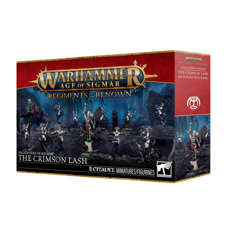 Decouvrez les nouvelles sorties de Games Workshop de cette semaine avec Daughters of Khaine The Crimson Lash pour Age of Sigmar