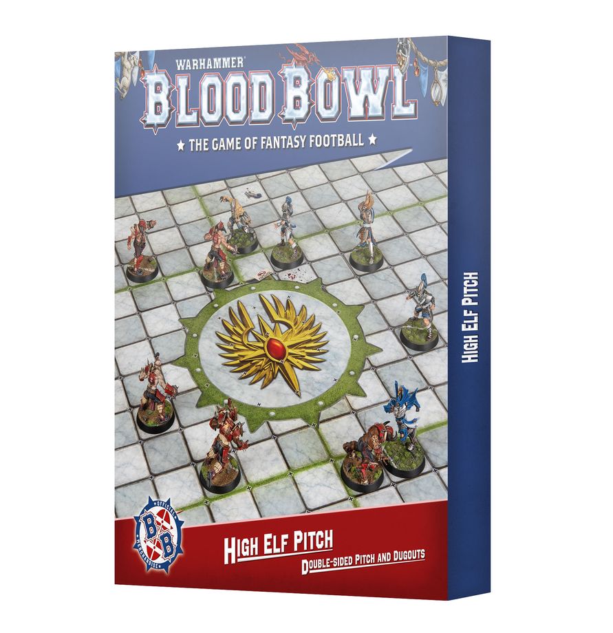 Blood bowl High Elf Pitch : nouvelles équipes, figurines détaillées et règles remaniées pour des affrontements plus spectaculaires que jamais !