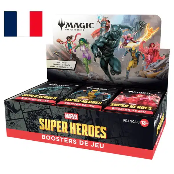 Découvrez Marvel Super Heroes Play Display qui accompagne cette nouvelle édition de Magic dans l'univers de Marvel