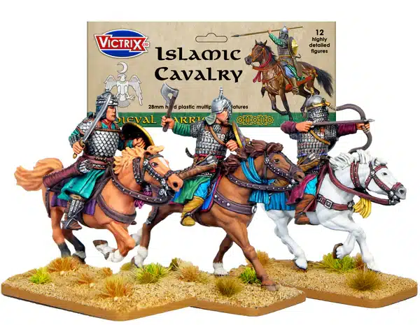 Vitrix Islamic Cavalry est l'une des boites de figurines plastiques pour jouer à la nouvelle extension de Saga l'Age de la Chevalerie