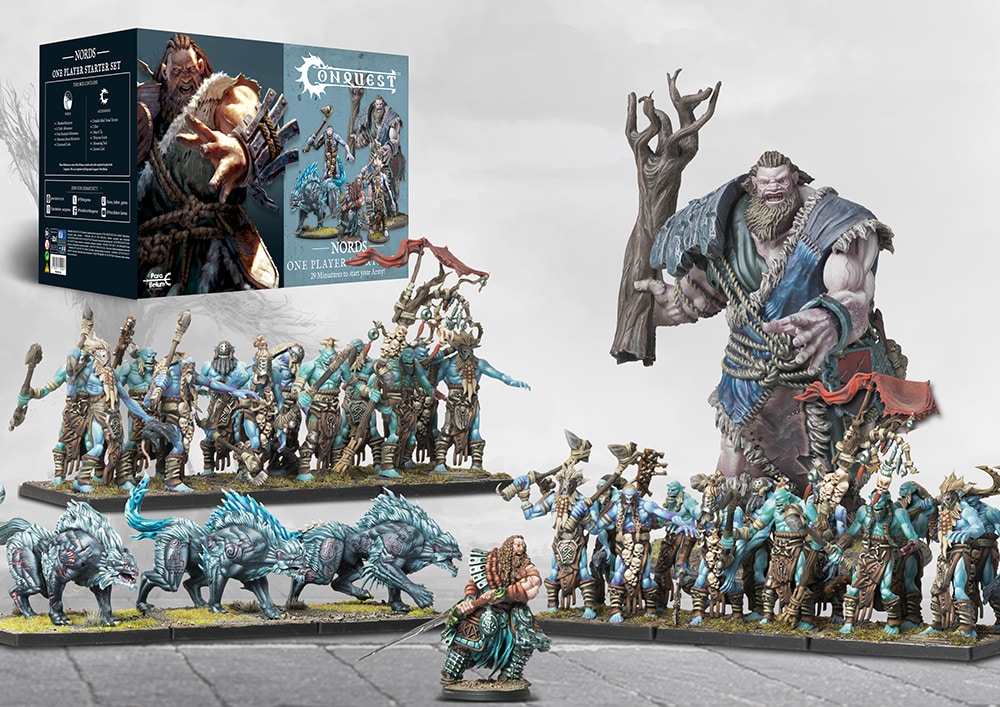 Conquest Nords 2026 Starter fait partie des sorties qui accompagne la nouvelle sortie du jeu d'escarmouche de Para-bellum