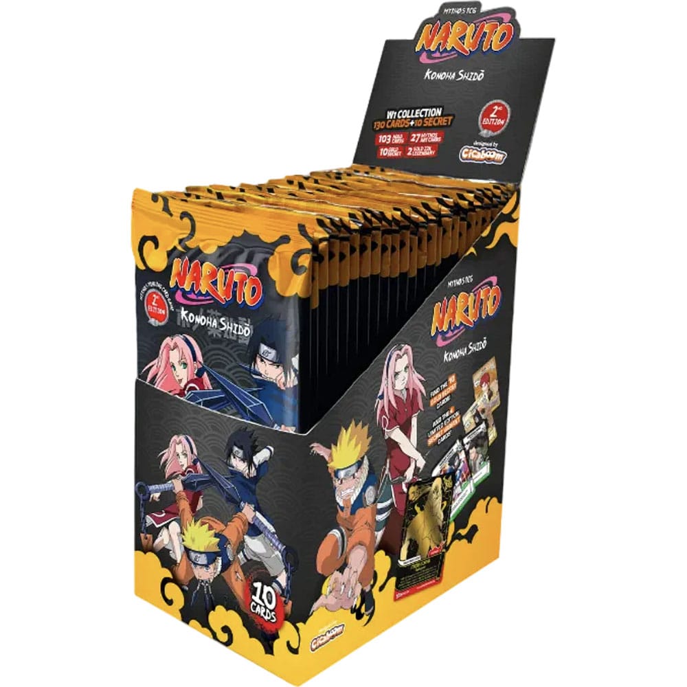 Naruto Mythos TCG - Boîte de 24 Boosters - 1er chapitre accompagne la sortie de ce nouveau TCG sur la superbe licence Naruto qui a bercé notre adolescence