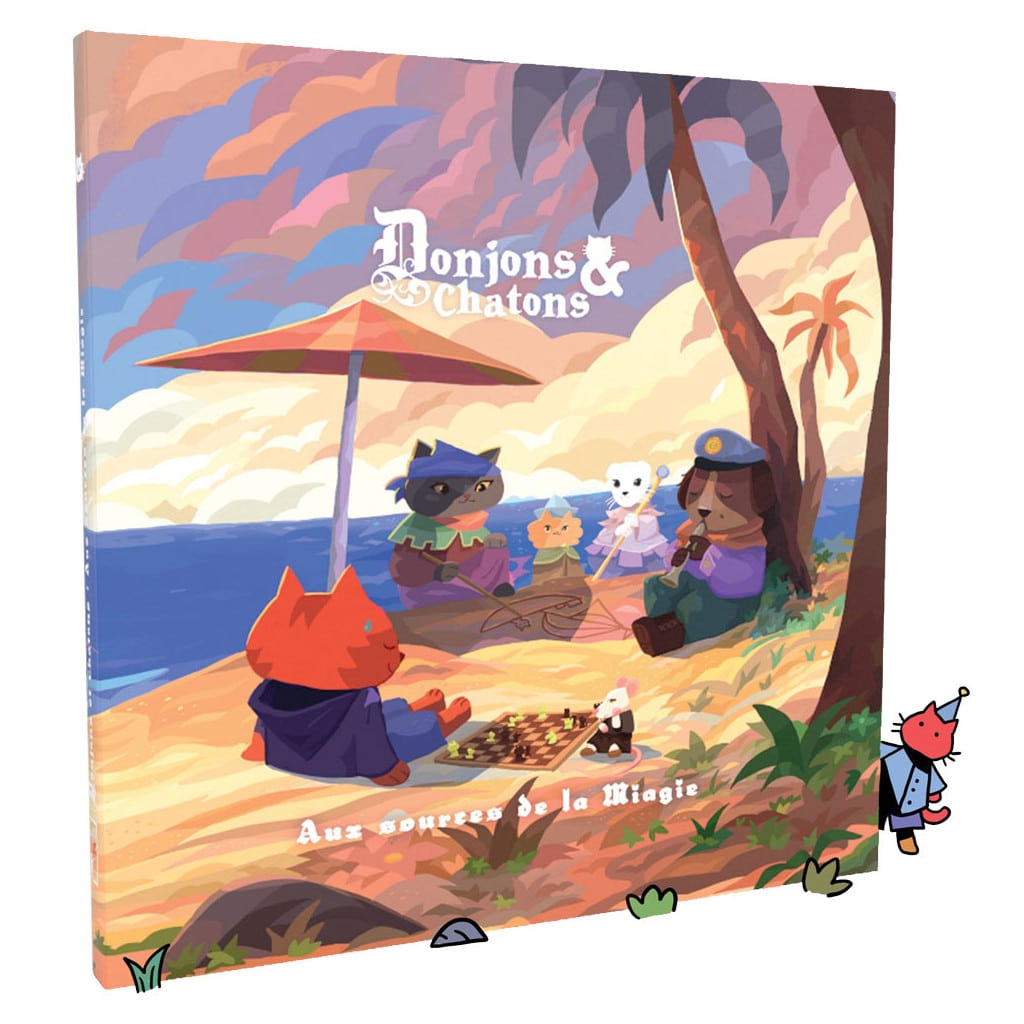 Donjons & Chatons : Aux sources de la Magie le nouveau JDR pour jouer avec vos enfants dans un univers plein de tendresse et de moustaches